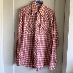 Ely Plains Rider men’s Western button up Long sleeve size 15 - 25
